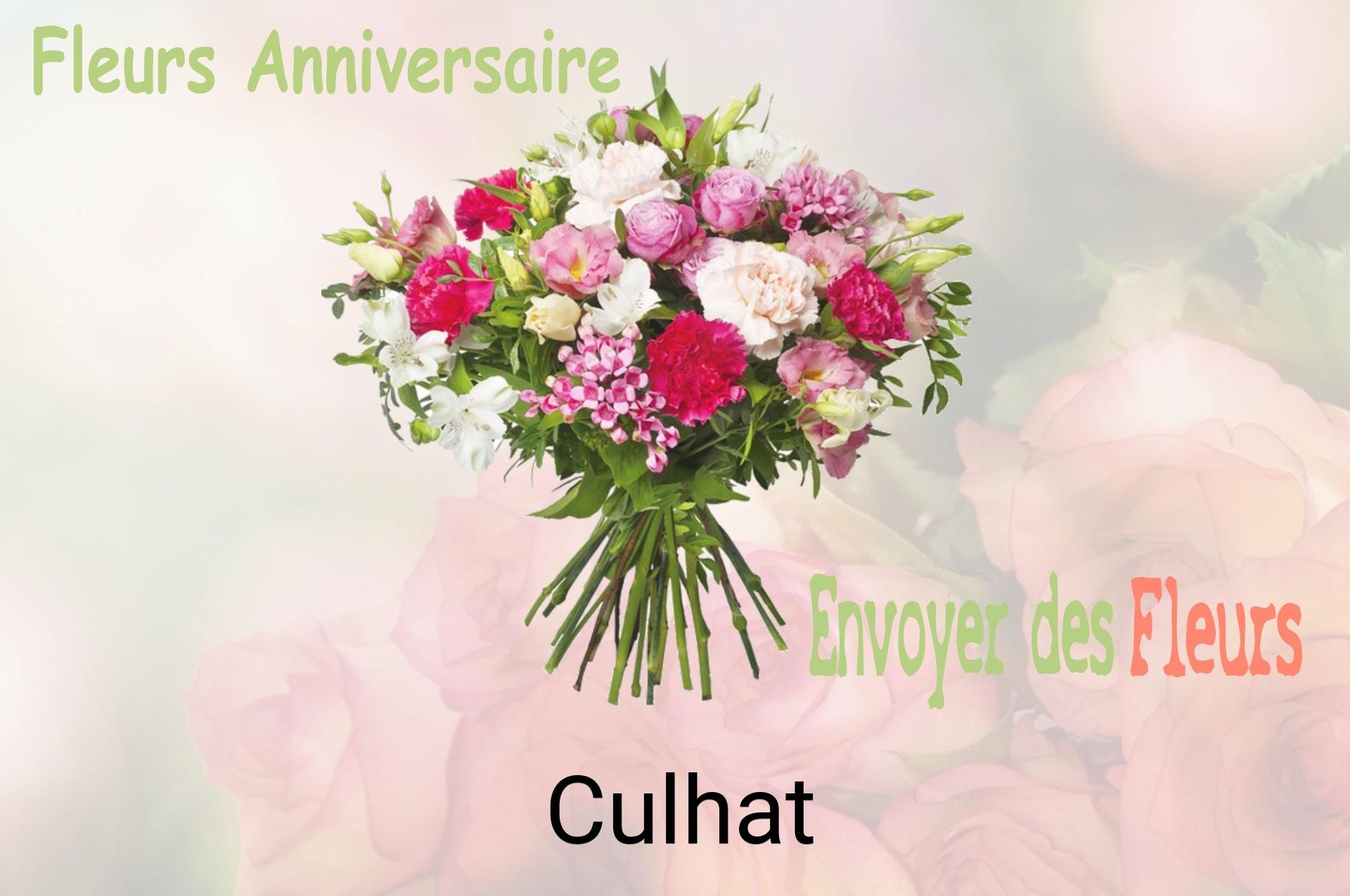 Bouquet de fleurs d’anniversaire livré à Culhat