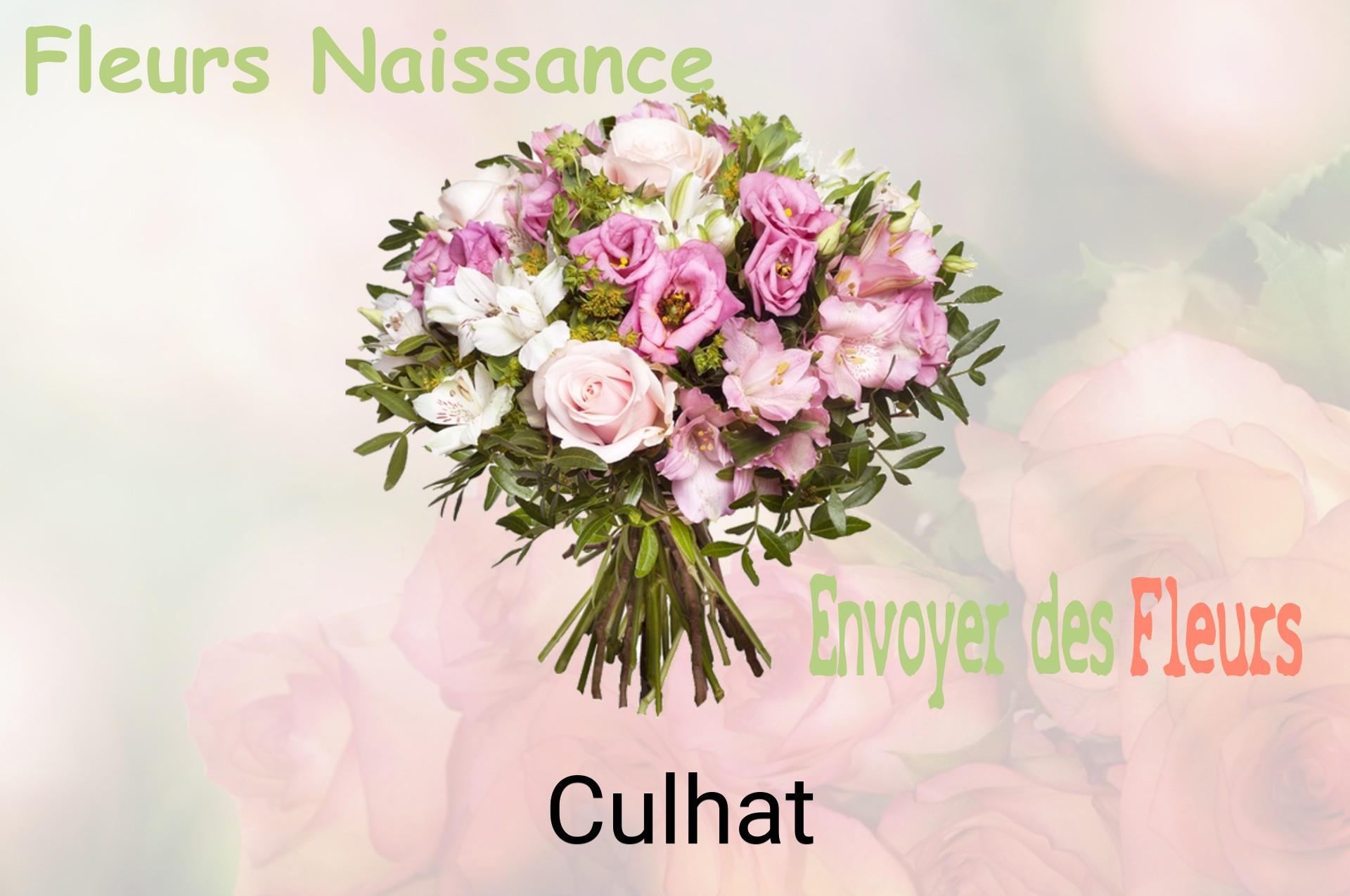 Bouquet de fleurs de naissance livré à Culhat